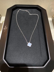 Van Cleef & Arpels Vintage Alhambra 梵克雅寶 藍玉髓/紫玉髓項鏈