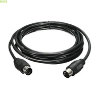 BUCKS DIN 5PIN Cable Extension Male Cable Synthesizer Double Headed M/M Cable Adapter 5PIN Male to M