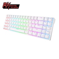 RK71 Royal Kludge Bluetooth 5.0 USB C Dual Mode 60% RGB Backlit Mechanical Gaming Keyboard