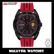 (100% Original) Scuderia Ferrari Men's 0830544 Forza Watch (Black & Red)