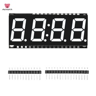 HT16K33 LED Display Module 4 Digit 7 Segment 0.56 Inch Time Clock Indicator Tube Module White