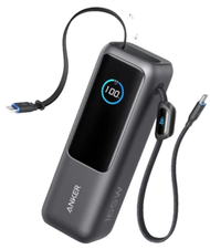 Anker - Anker Power Bank (25K, 165W, Built-in and Retractable Cables) 自帶2條USB-C快充線行動電源 25000mAh A169