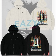 Kpop Fans UBERMENSCH GDRAGON MERCH ZIPPER JACKET G-DRAGON GD KPOP IDOL CONCERT Long Sleeve Hoodie Ba