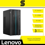 LENOVO Gaming Desktop LOQ 17IRB8- i7-13700F | 8GB RAM | 512GB SSD | NVIDIA RTX4060 8GB | Win 11