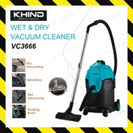 KHIND WET & DRY VACUUM CLEANER VC3666