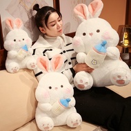 New Rabbit Plushy Stuff Plushies for Girls Babies Stuffed Toy Cute Doll Funny Girl Birthday Gift Sma