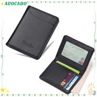 AVOCADD Men Wallet Slim Credit Card PU Leather Bifold Money Clip