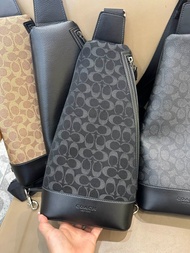 New 2025 Leather Cross Body Bag for Men Dominic Mens Waist Bag Chest Bag Shoulder Bag CY801 CY803 CY