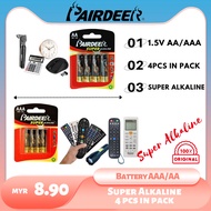 Pairdeer Battery D / C / 1.5V AA / 1.5V AAA / CR2032 / 9V