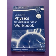 Oxford Complete Physics 💥 Cambridge 📙 IGCSE  📕  WorkBook  📘 ISBN: 978-0-19-837466-4
