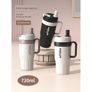 tyson tumbler 保温瓶 Straw Thermos Cup Ladies High-value New Large-capacity Men's Stainless Steel Coffe