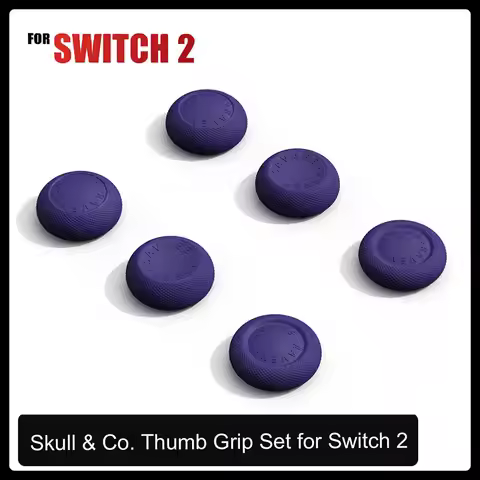 Savage Raven by Skull & Co. JoyCon Thumb Grip Set Joystick Cap for Nintendo Switch 2 Thumbstick Cove