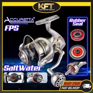 KFT Accuretta FPS Spinning Fishing Reel Mesin Pancing Mancing Screw In Salt Water SW Aluminium