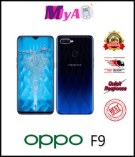 (Malaysia Set)Oppo F9 VOOC Fast Charging 6.3 inch 4G Lte(8GB Ram + 256GB Rom) New With 1 Year Warranty Original SmartPhones