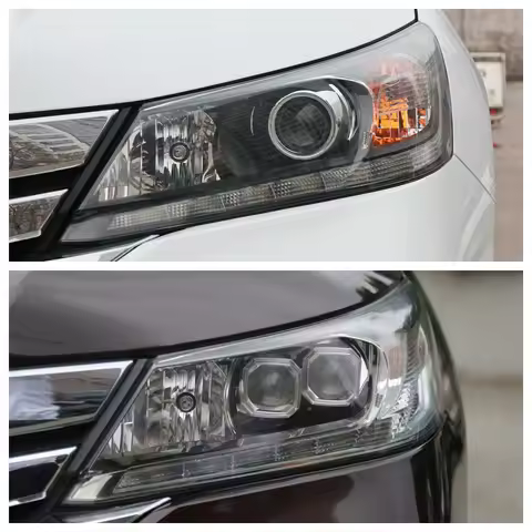 For Honda Accord 9Th Generation 2014 2015 Accessories Transparent PC Material Headlights Lamp Lens