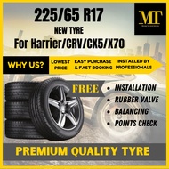 MT 225/65 R17 [Free Installation Provided] 2024 New Tyre for Proton X70 CRV CX5 SUV Minerva Tires To