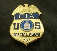 [To store] สหรัฐอเมริกา FBI โลหะ Badge ตำรวจตัวแทนพิเศษเหรียญตราเจ้าหน้าที่นักสืบตำรวจเสื้อตะขอส่วนข