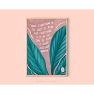 (Pre-order) Islamic Quotes Art Print & Frame