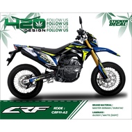 DECAL FULLBODY CRF 150L / STIKER DECAL FULLBODY CRF 150L / AKSESORIS STIKER HONDA CRF 150L - 420 Des