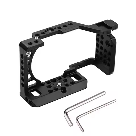A6100 A6300 A6400 A6500 Camera Cage for Sony A6000 Accessory Vlog Case Handheld Bracket Cold Shoe Mi