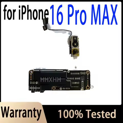 Mainboard For iPhone 16 Pro Max Motherboard Good Working Plate System without iCloud Main Logic Boar