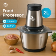 Chopper Coper Blender Meat Grinder Food Processor Meat Grinder 2L 200W - JJ-1966