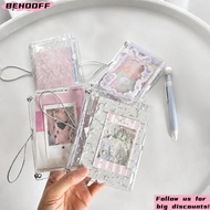 BEHOOFF Ins Journal Cover,  Polka Dots Print TN Notebook Cover, Ins Style with Zipper Pocket PVC Jou