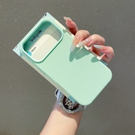 2-In-1 Candy Colored Lychee Texture Phone Casing For IPhone 17 17Pro 17Air 17ProMax 16 16Pro 16ProMa