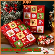 GANTUNGAN JOJO Christmas Bingo Doll Christmas Keychain 12 Holes SurpriseBLIND BOX Kids Gift