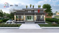 แบบบ้าน AP1-720 โมเดิร์น