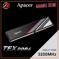 RAM APACER TEX 16GB (1x16GB) DDR4 DIMM 3200MHZ OC TEX w/ HS