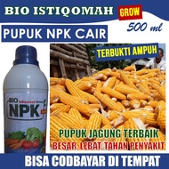 BIO ISTIQOMAH Pelebat Jagung Terbaik Tahan di Musim Hujan - Pupuk NPK Cair Pelebat Jagung Pupuk Organik Pelebat Jagung isi 500 ML - Pupuk Organik Cair Melebatkan Jagung Pupuk Terlaris Jagung Ampuh Pupuk Tahan Hujan