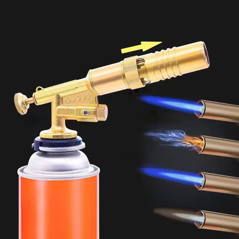 Outdoor Portable Gas Burner Welding Torch Gold Welding Gas Torch Flame Gas Blow Torch For BBQ Weldin