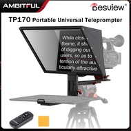Bestview TP170 17inch Portable Teleprompter Universal for DSLR Camera Studio iPad Smartphone Interview Recording Teleprompte