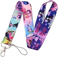 Come Along With Me Adventure Time Cartoon Animated TV Show 17.7" Neck Lanyard Keychain Holder ID Bad