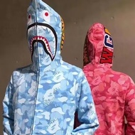 Bape original A Bathing Ape hooded women hoodie casual and comfortable cardigan zipper men jacket Ja