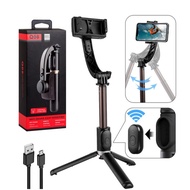 Q08 Bluetooth Handheld Gimbal Stabilizer Selfie Stick Expandable Handheld Monopod Mini Tripod for An