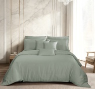 [ราคาโปร] Akemi ผ้าปูที่นอน 6ฟุต 3 ชิ้น Tencel รุ่น Earnest Dobby 1200 เส้นด้าย
