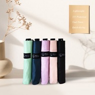 雙龍UL羽量極輕三折傘 SPF100防曬降溫超細超輕羽毛傘晴雨傘