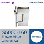 DORMA SHOWER HINGE S5000-160 GLASS TO WALL DORMAKABA (SATUAN)