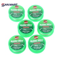 AN.MART 0.6/0.8/1mm Lead-free Low Temperature Flux-cored Solder Wire Tin No Washing Rosin Core Solde