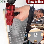 ABABIT Electric Rivet, Aluminum Alloy Quick Install Rivet Adapter, Hand Tools Removable Plastic Hand