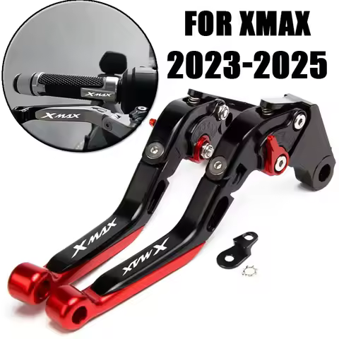 For Yamaha XMAX 300/250/125/400 2023-Present Parking Brake Lever Set Folding Handle Levers with Park