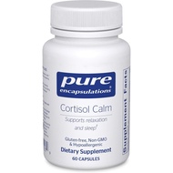 Pure Encapsulations Cortisol Calm - Menyokong Kesihatan & Relaksasi Cortisol - Mengandungi Ashwagand