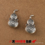 Pendant Silver Gourd 925 Material Silver Jewelry diy Connector Accessories Double Wholesale Handmade