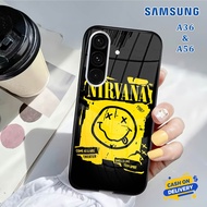 Softcase Glass Kaca SAMSUNG A36 & SAMSUNG A56 - Case Handphone SAMSUNG A36 & SAMSUNG A56 [T74]