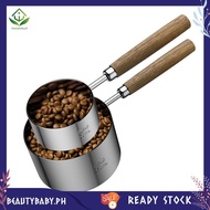 [beautybaby.ph] Stainless Steel Dog Food Scoop with Two-Pack Measuring-Cup: 1CUP and 1/4CUP-Perfect 