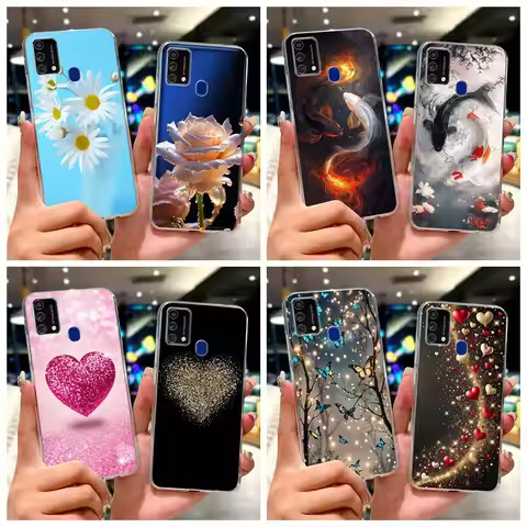 For Samsung Galaxy M31 Prime Case SM-M315F Fashion Painted Cover Soft Slim Phone Case For Samsung M2