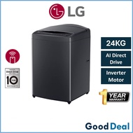 LG TV2724SV9K 24KG Inverter Washing Machine Mesin Basuh