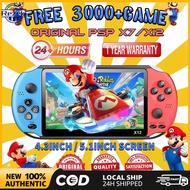X7 Handheld Game Console - 4.3-inch Big Screen, Dual Joystick, 15,000 Games, Portable Retro Gaming E
